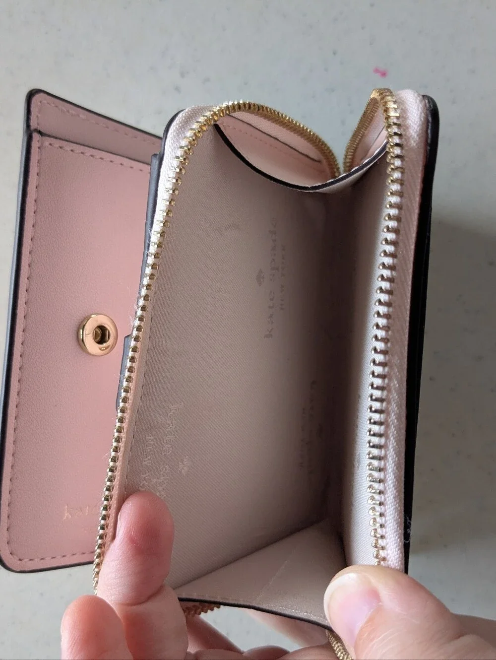 Kate Spade floral strawberry wallet